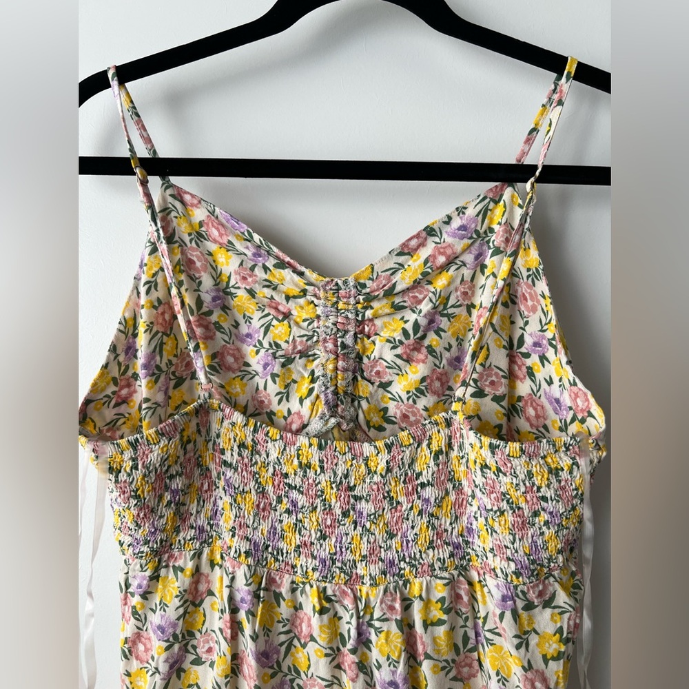 Liv & Lottie Dress Womens Floral Adjustable Strap Summer Dress Size Large